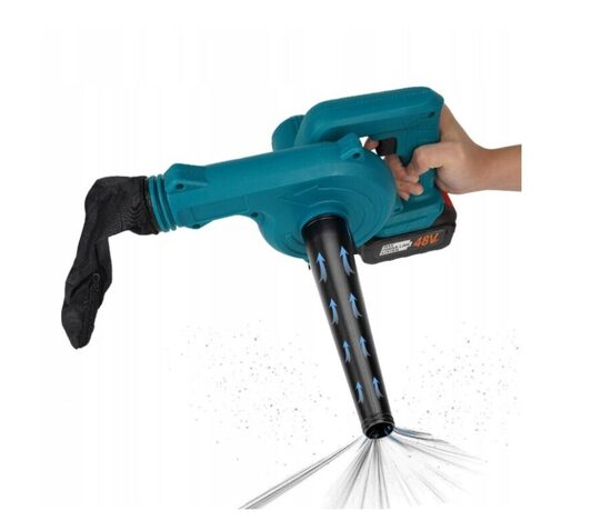 Akumuliatorinis pūstuvas-siurblys su 2 x 24V akumuliatoriais